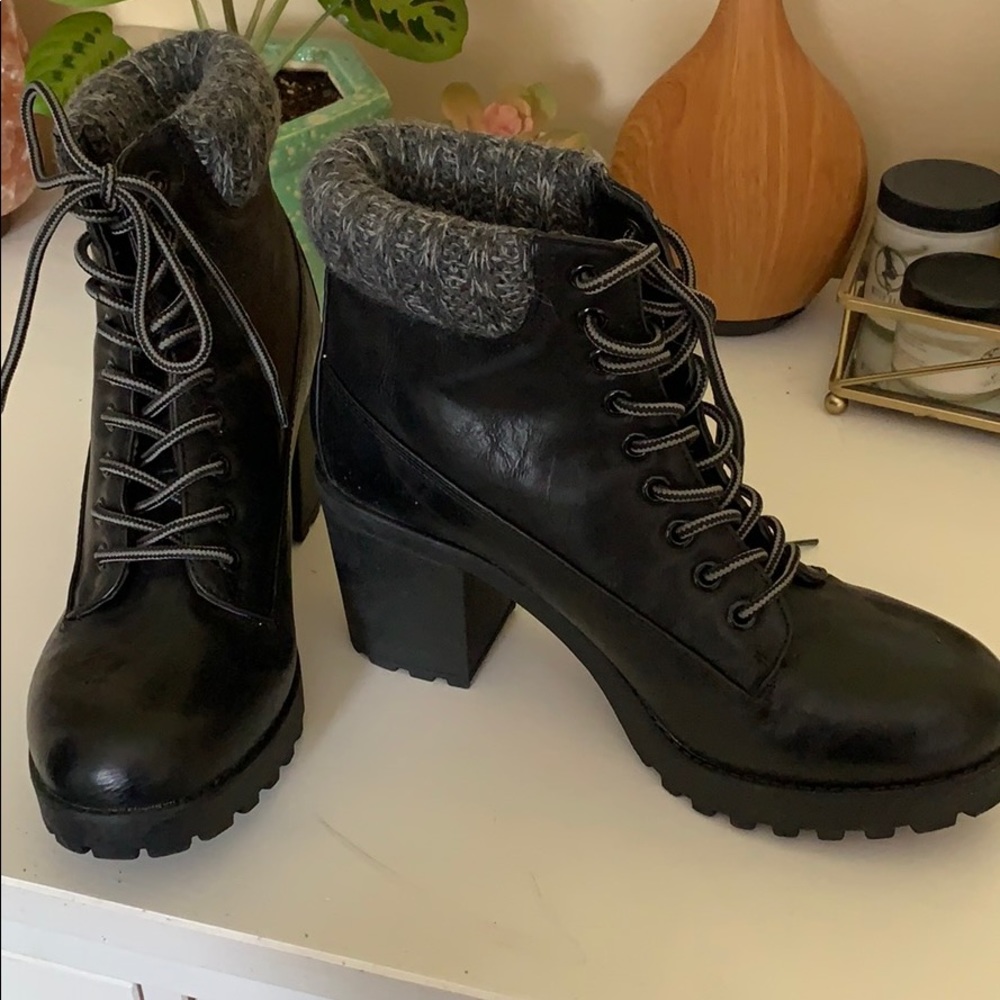 Black booties